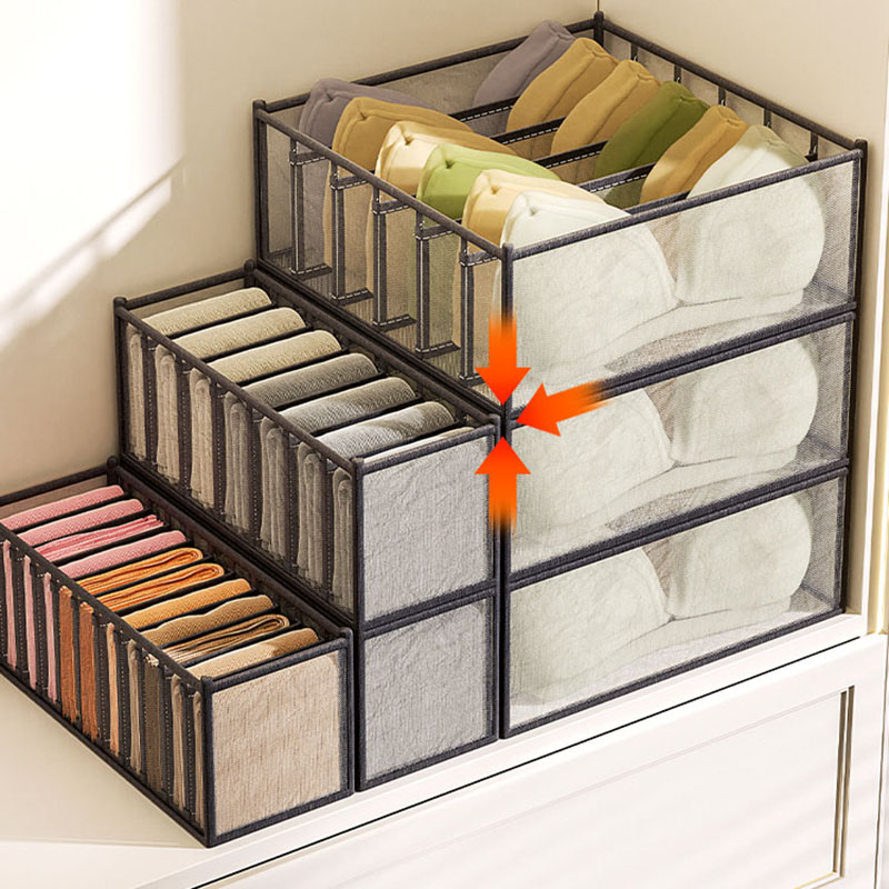 Sock Organizer Tray - Organizzatore per Biancheria Intima, Scatola Contenitore