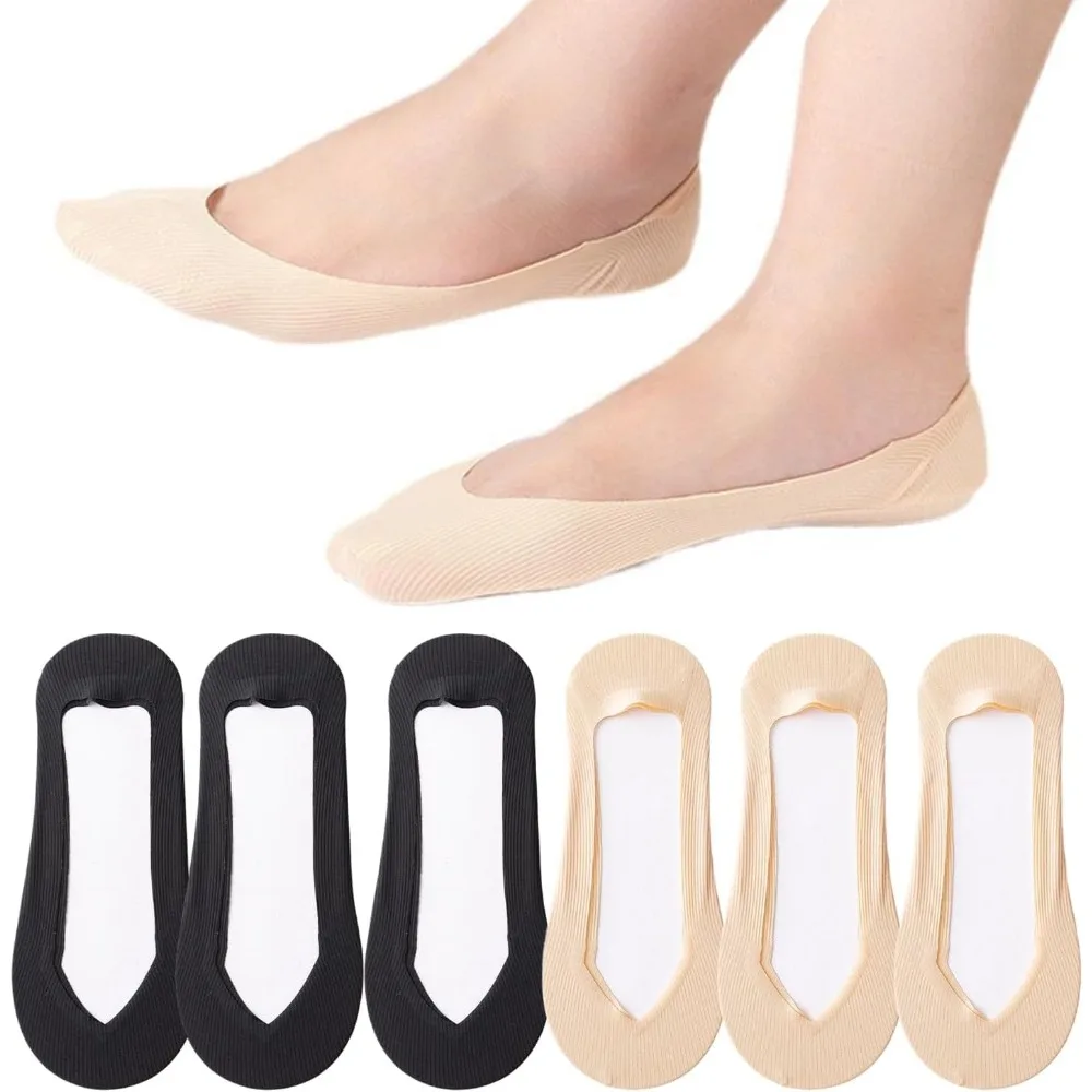 Invisibility Sock Loafer - 6 paia di calzini invisibili da