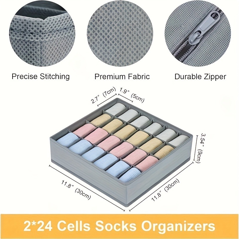 2 organizer in tessuto a 24 sc - Sock Organizer Tray recensione e prezzo